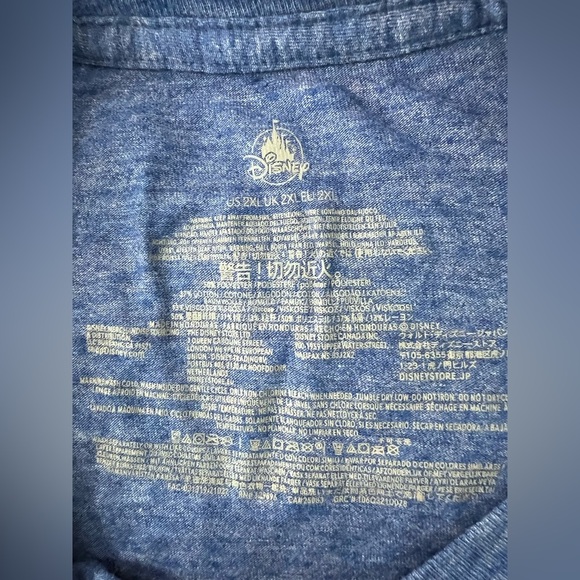 The Mandalorian Shirt Mens Sz 2XL  Blue Graphic Crew Neck Short Sleeve Star Wars - Picture 5 of 8
